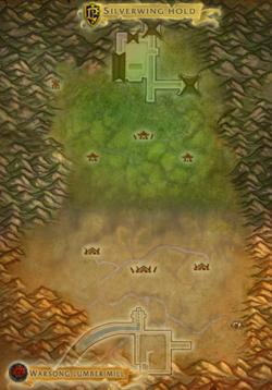 Map of Warsong Gulch